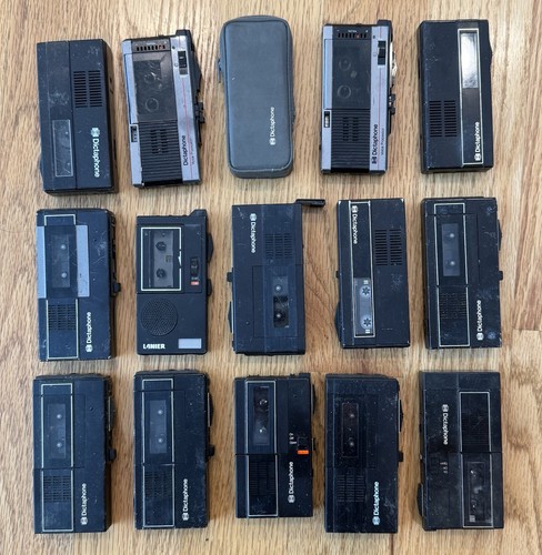Lot vintage dictaphone - lot,